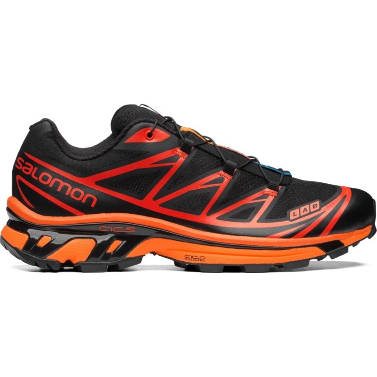 Black / Orange Salomon Xt-6 Women\'s Sneakers | PH 84095Q